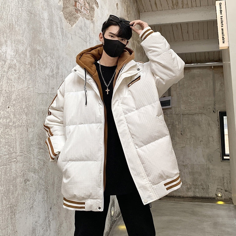 Fake Two Pieces Down Jacket Men's Thickened Autumn And Winter Warm