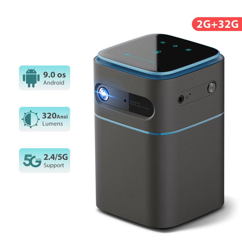 4K Mini DLP Pocket Projector with Android 9 WiFi