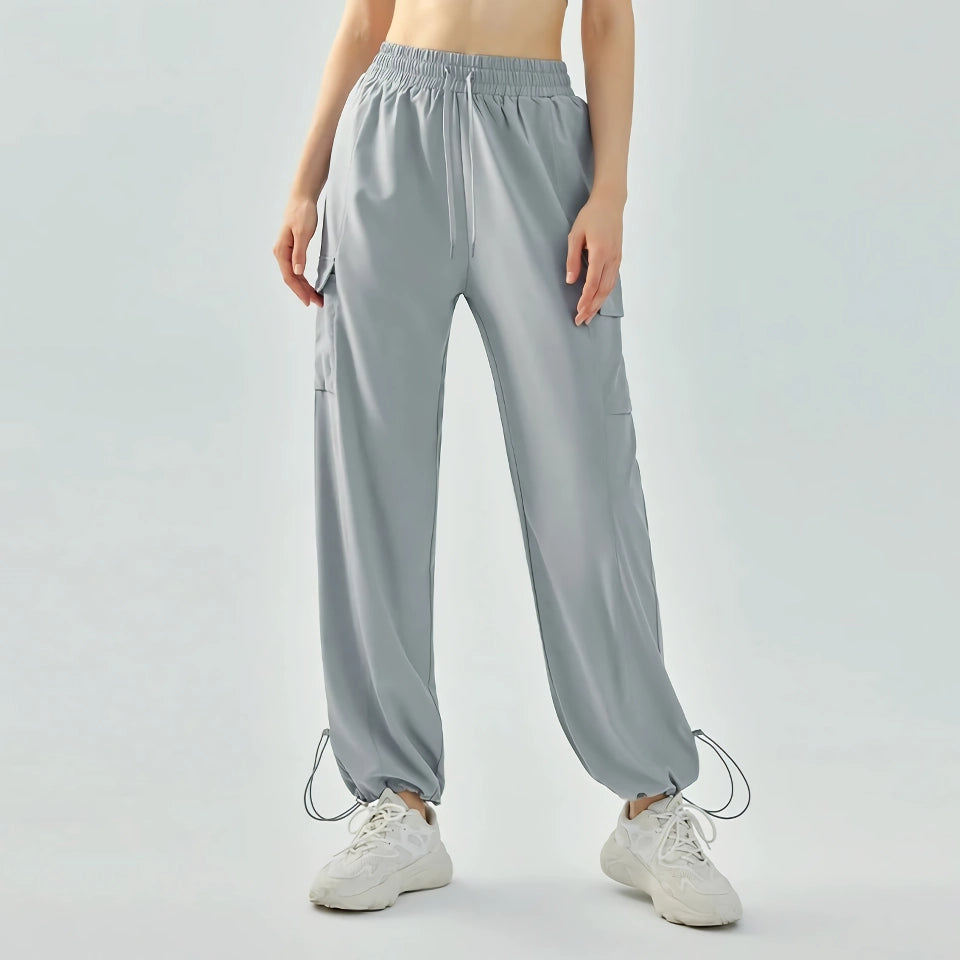 Women's Lightweight Jogger Pants - Loose Fit Sport Running Trousers S-5XL Drawstring Workout Sweatpants