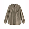Color &amp; Type: Khaki green shirt