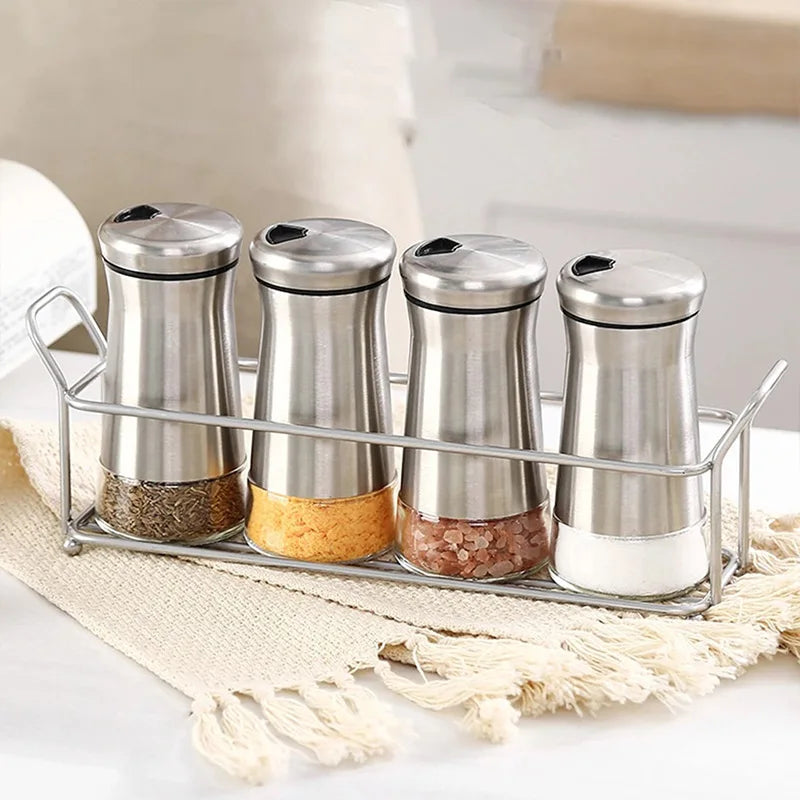 Stainless Steel Pepper and Salt Shaker