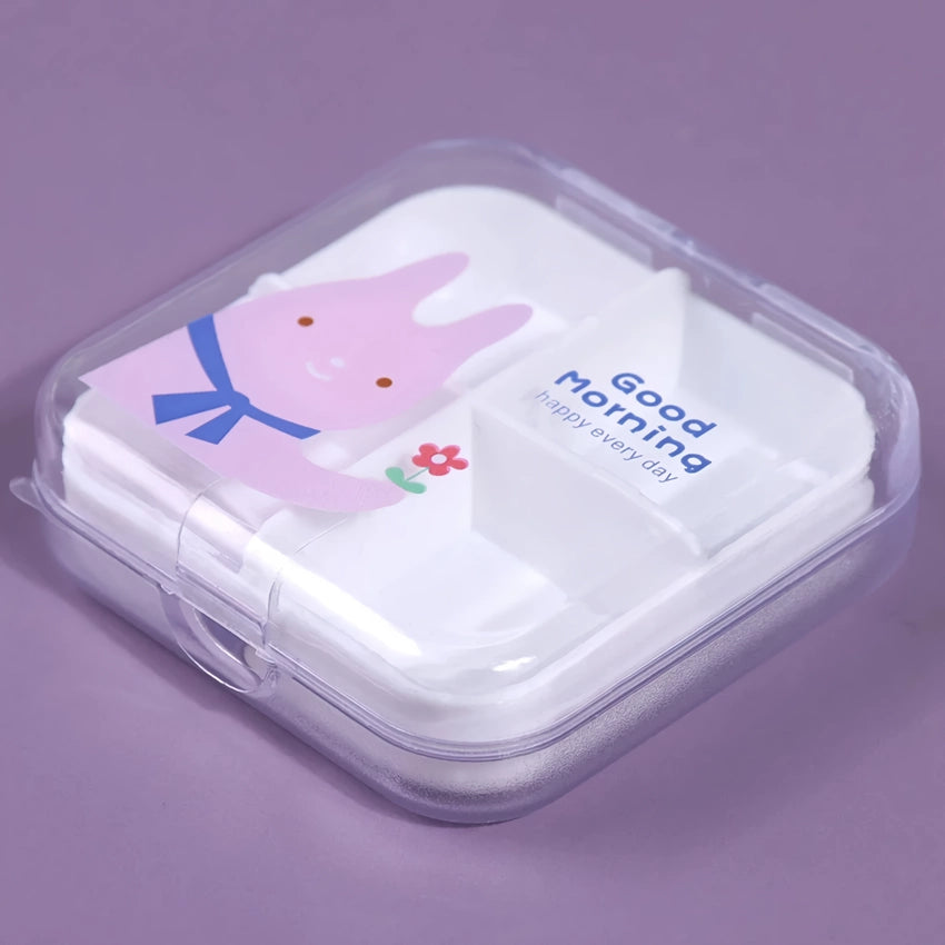 Portable Cartoon Mini Travel Pill Box