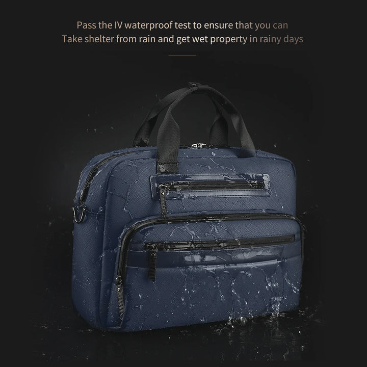 Waterproof 14.1" Laptop Briefcase for Men