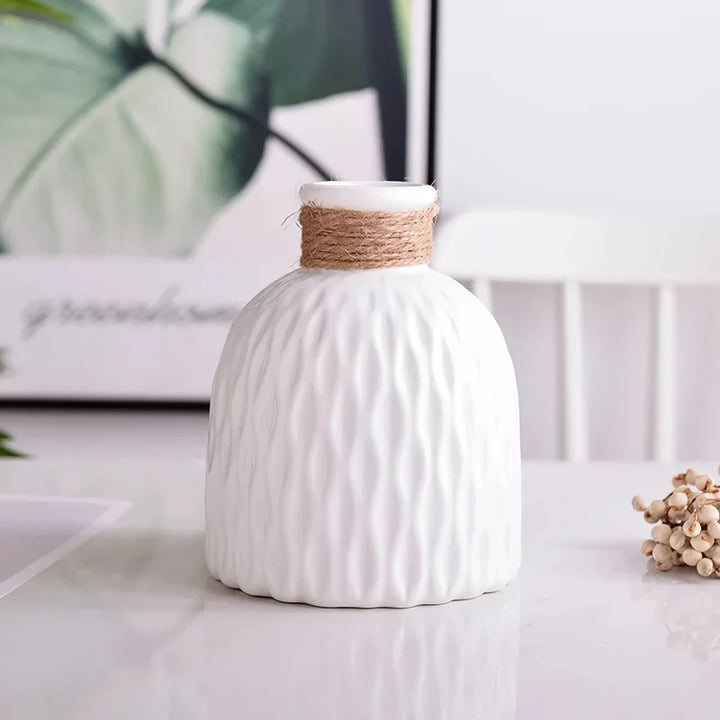 Imitation Ceramic Modern Flower Vase