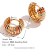 Metal Color: Caterpillar Hoop