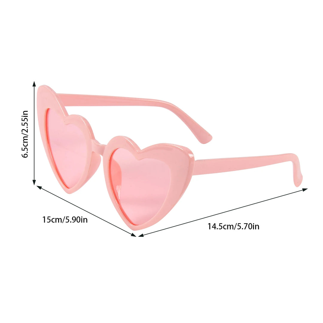 Heart-Shaped Cat Eye Sunglasses for Women