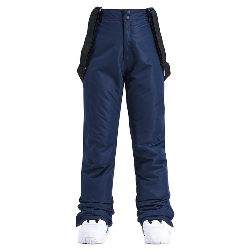 Ski Pants Men's Windproof Waterproof Detachable Elastic Waist Thick Thermal Cotton Pants Men