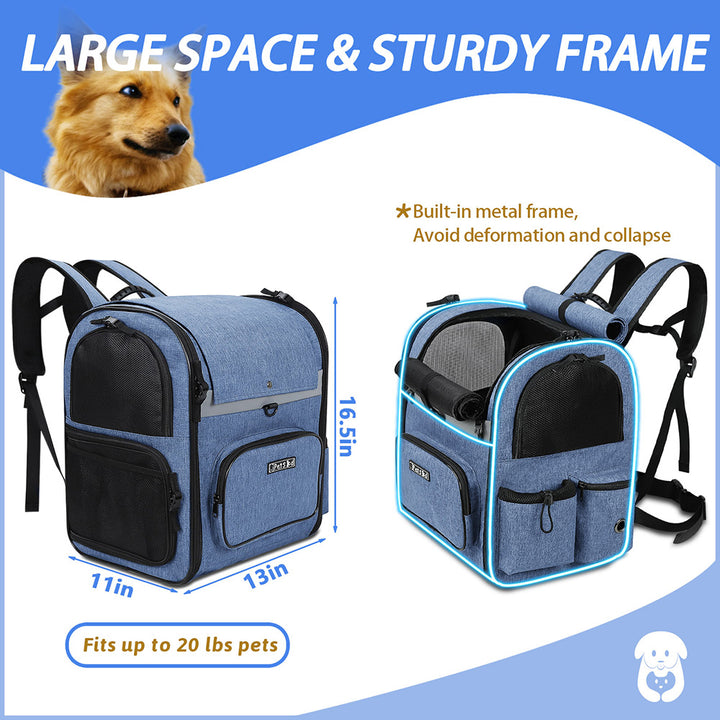 Sturdy Pet Backpack Carrier