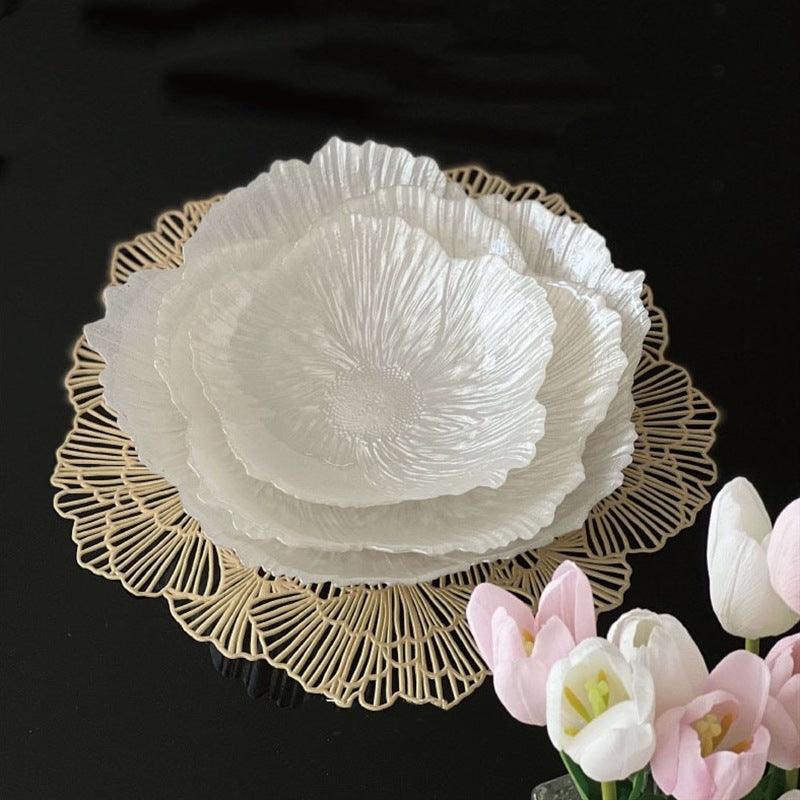 Nordic Modern Flower Shaped Fruit Tray - Trendha
