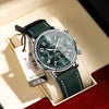 Color: Silver Case Green Belt