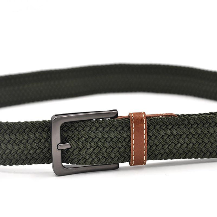 Men's Elastic Braided Stretch Belt