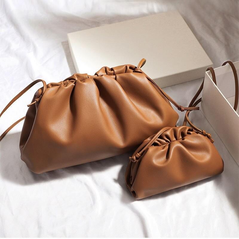 Soft PU Dumpling Crossbody Bag in Five Colours
