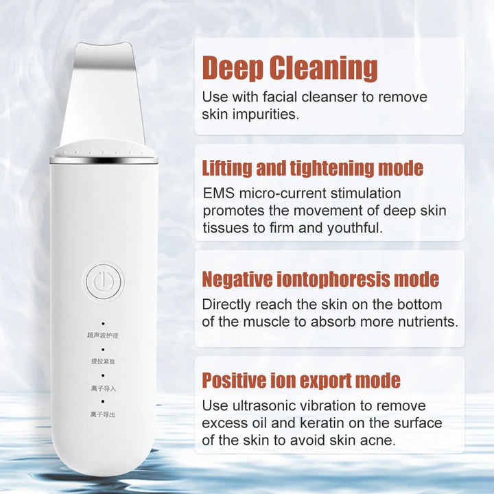 Ultrasonic Skin Scrubber & Blackhead Remover