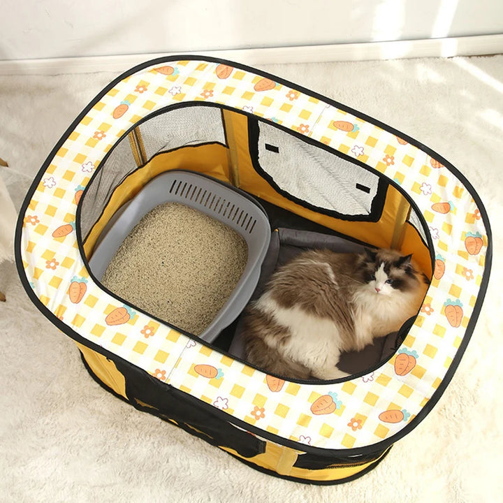 Foldable Breathable Cat Tent