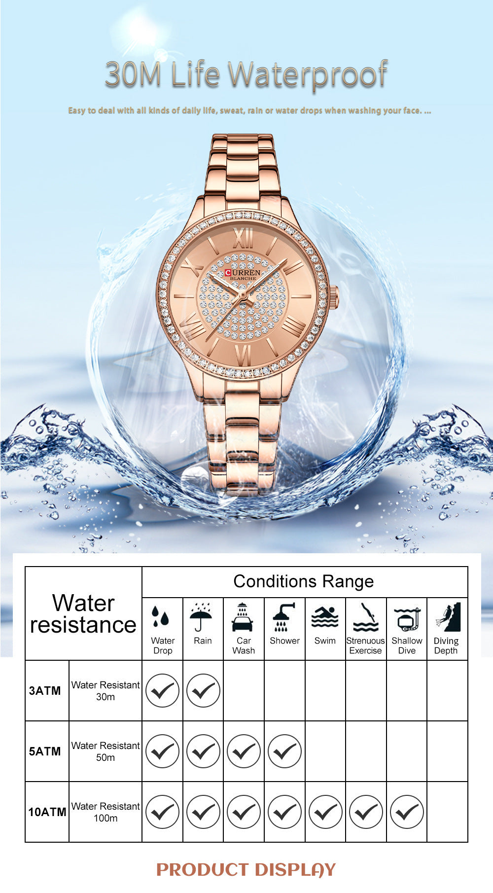 Women's Fashion Casual Women's Watch Quartz Watch