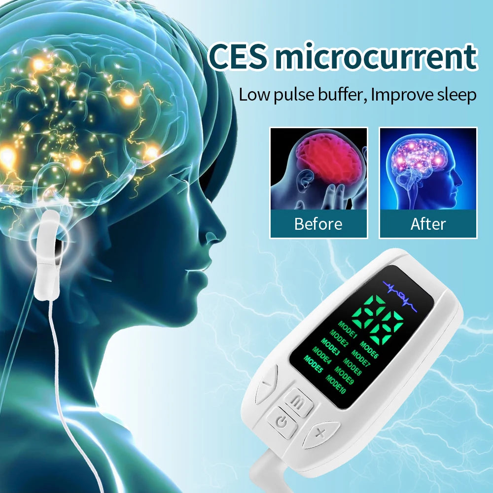 CES Sleep Aid Device with Ear Clip