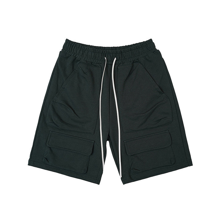 Multi-Pocket Workwear Shorts For Men