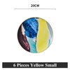 color: Yellow 6pcs Small