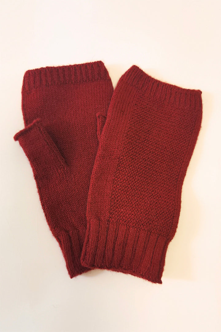 Wool Cashmere Half Finger Gloves For Men And Women