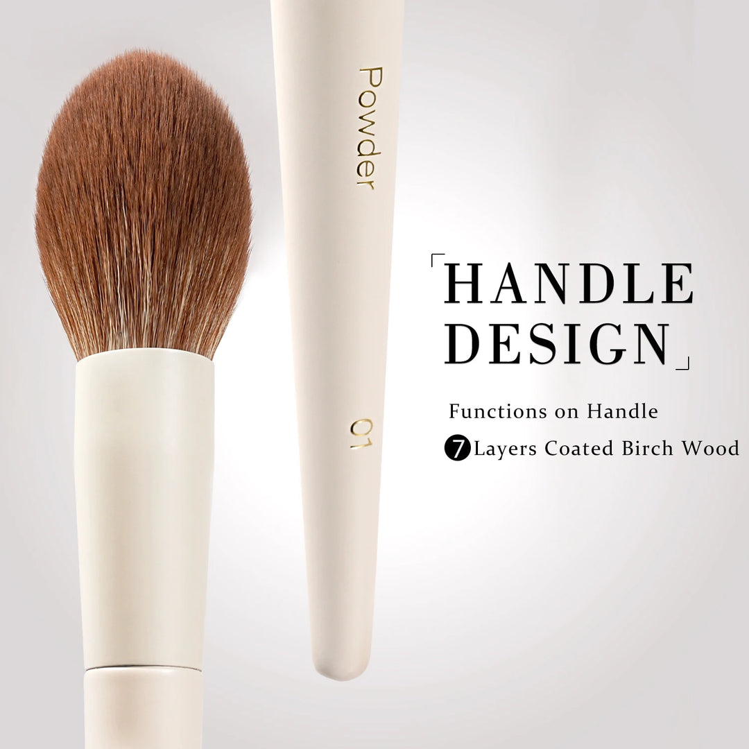 Professional Beige 15pcs Makeup Brush Set