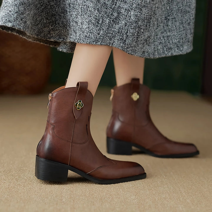 Retro Ankle Boots