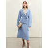 Color: Grey blue coat
