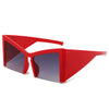Lenses Color: Red gray gradient