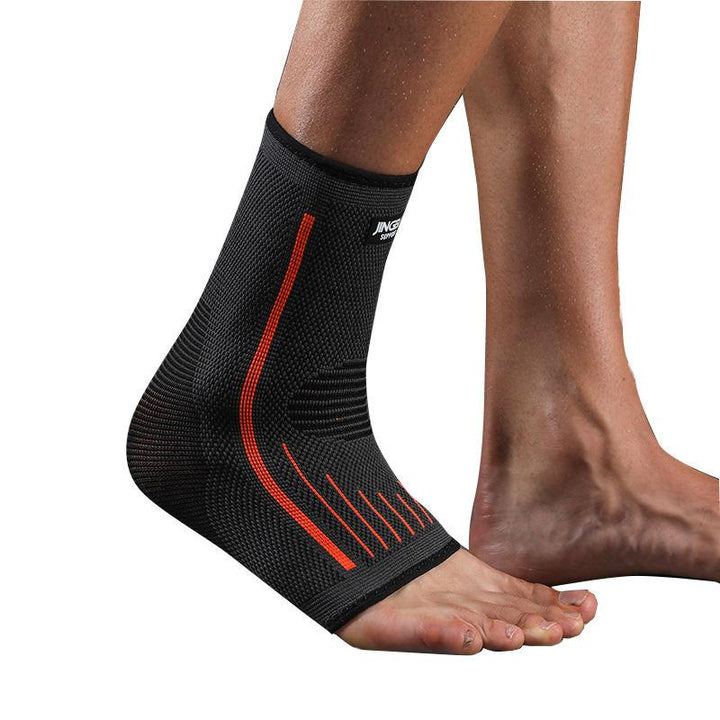 3D Compression Ankle Brace with Nylon Strap for Sports Protection