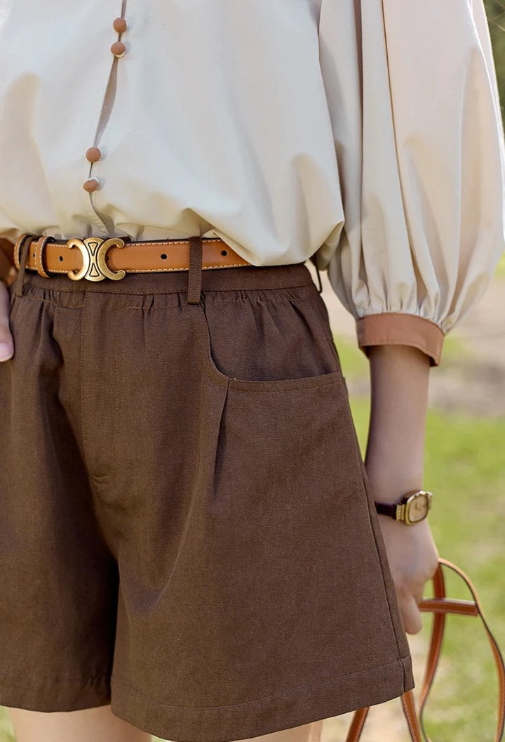 High Waisted Casual Loose Shorts