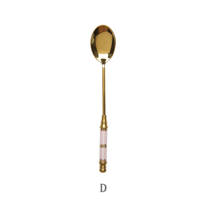 Elegant Stainless Steel Dessert Spoon