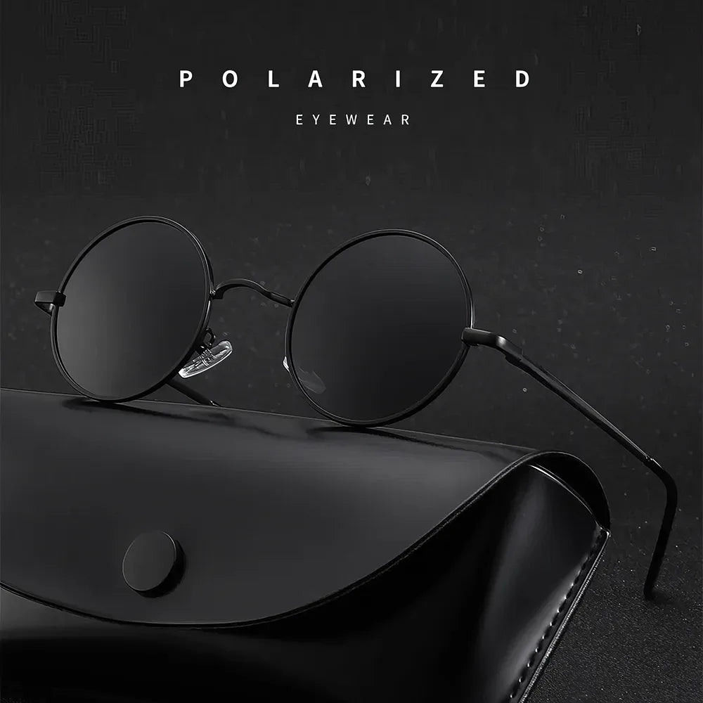 Designer Round Polarized Sunglasses