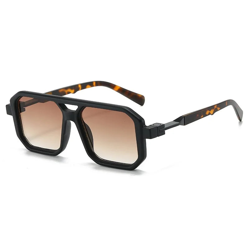 Retro Square Pilot Sunglasses