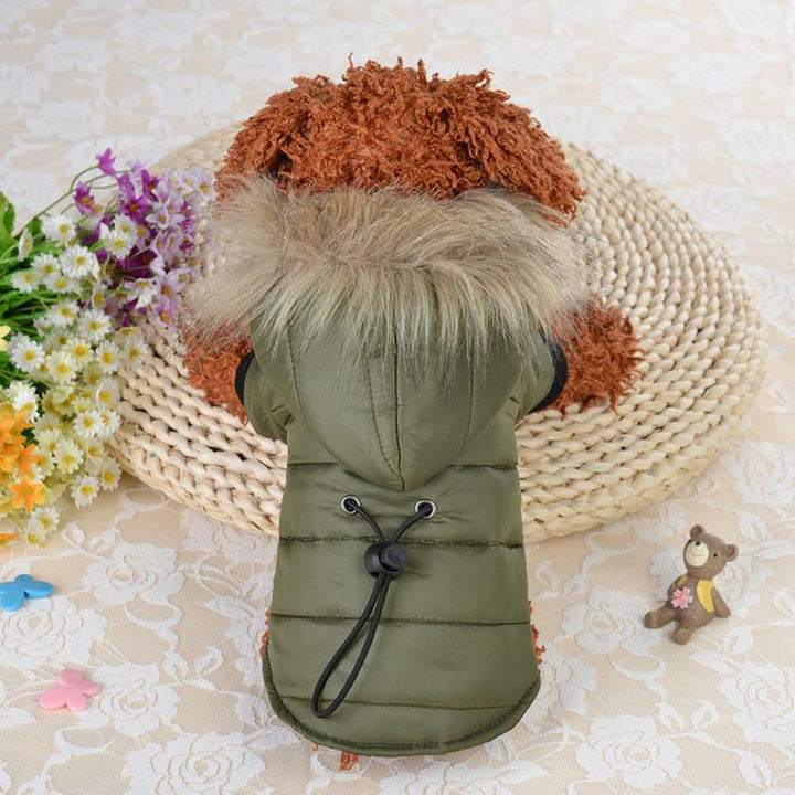 Winter Windproof Dog Hoodie Jacket