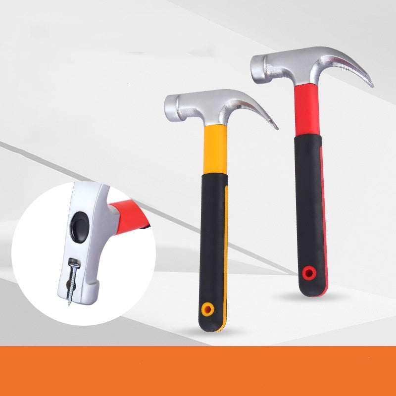 Multifunctional Claw Plastic-coated Woodworking Hammer