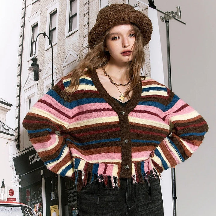 Y2K 2000s Retro Gyaru Sweater for Women