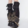 Color: Denim Cross Black