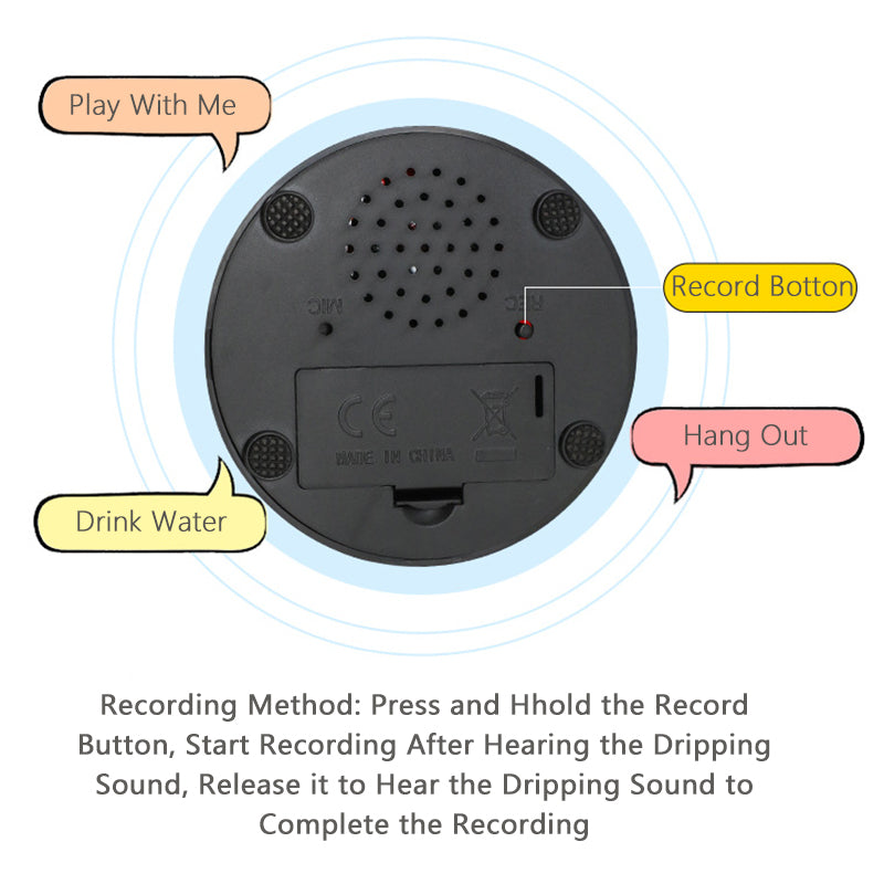 Interactive Pet Communication Button - Recordable Voice Training Toy for Dogs