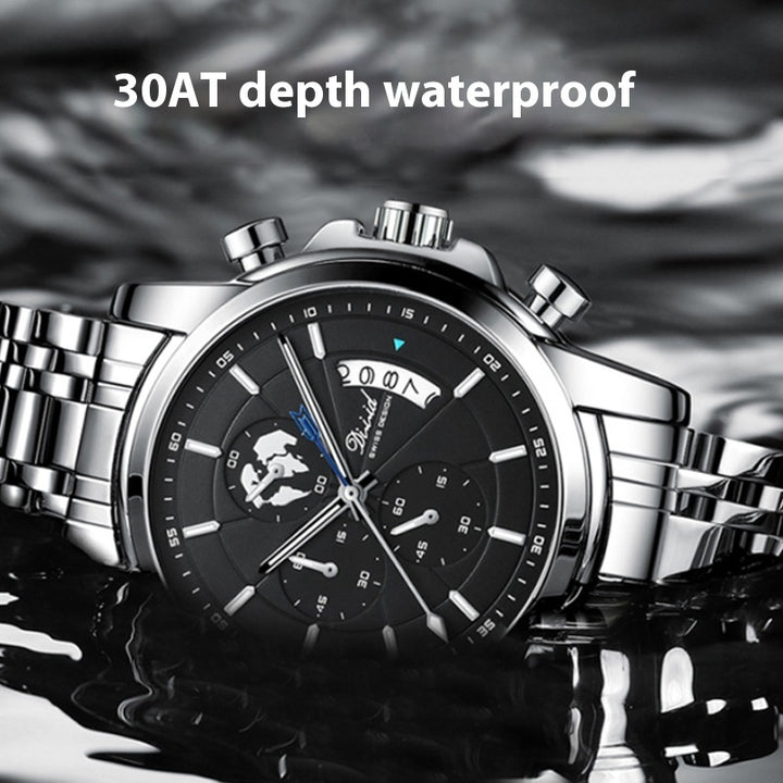 Steel Band Quartz Luminous Waterproof Mechanical Trend Watch