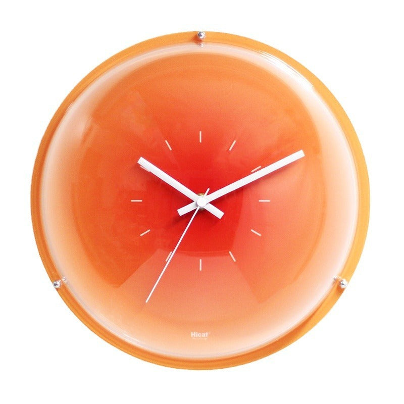 Creative Sunset Bubble Home Net Red Art Orange Sunset Clock