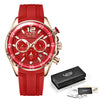 Color: Rose Gold Red