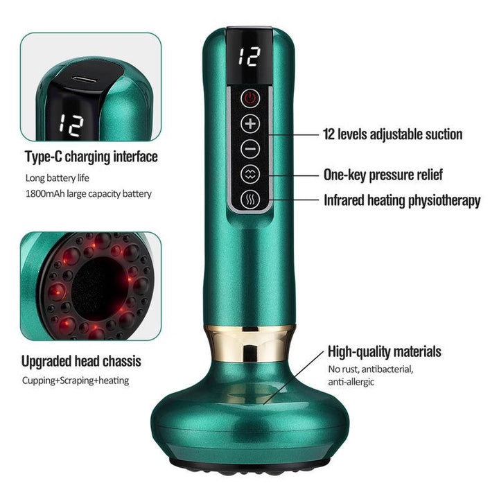 6/12 Levels Intelligent Cupping Massager