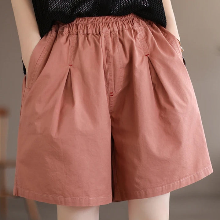Comfortable Mori Girl Style Cotton Shorts for Summer
