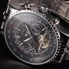 style: Silver shell black surface