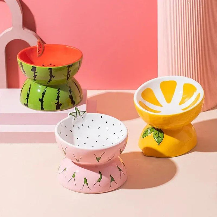 Fruit-Shaped Ceramic Bowls