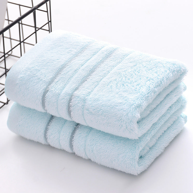 Thick Striped 100% Cotton Face and Hand Towel