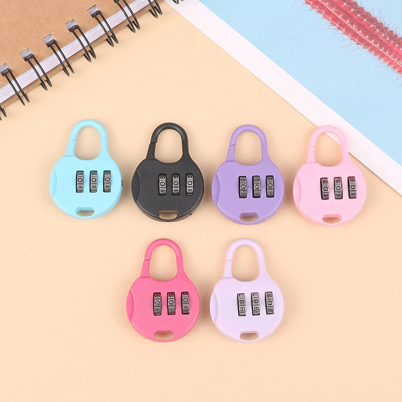 Mini Password Padlock for Dormitory, Backpack, and Trolley Cases