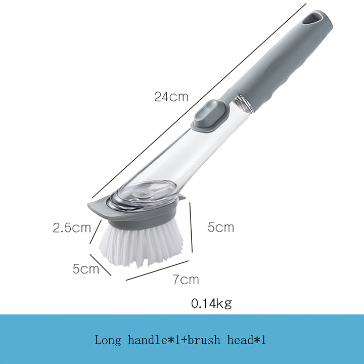 Automatic Soap Dispensing Dishwashing Brush with Holder