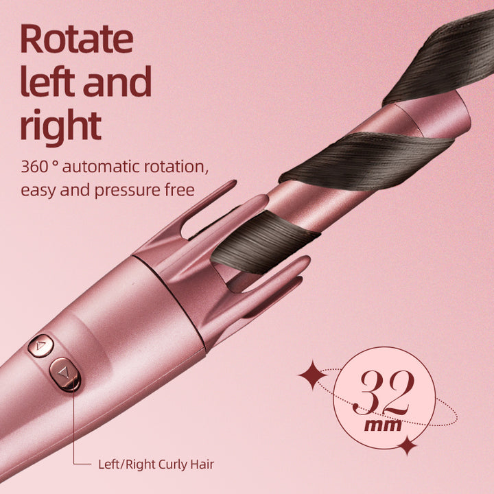 2-in-1 Automatic Hair Curler & Straightener