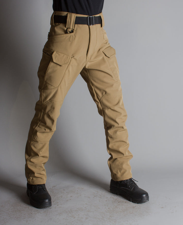 IX7 Shell Tactical Pants Men's Business Shirt Fleece Trousers