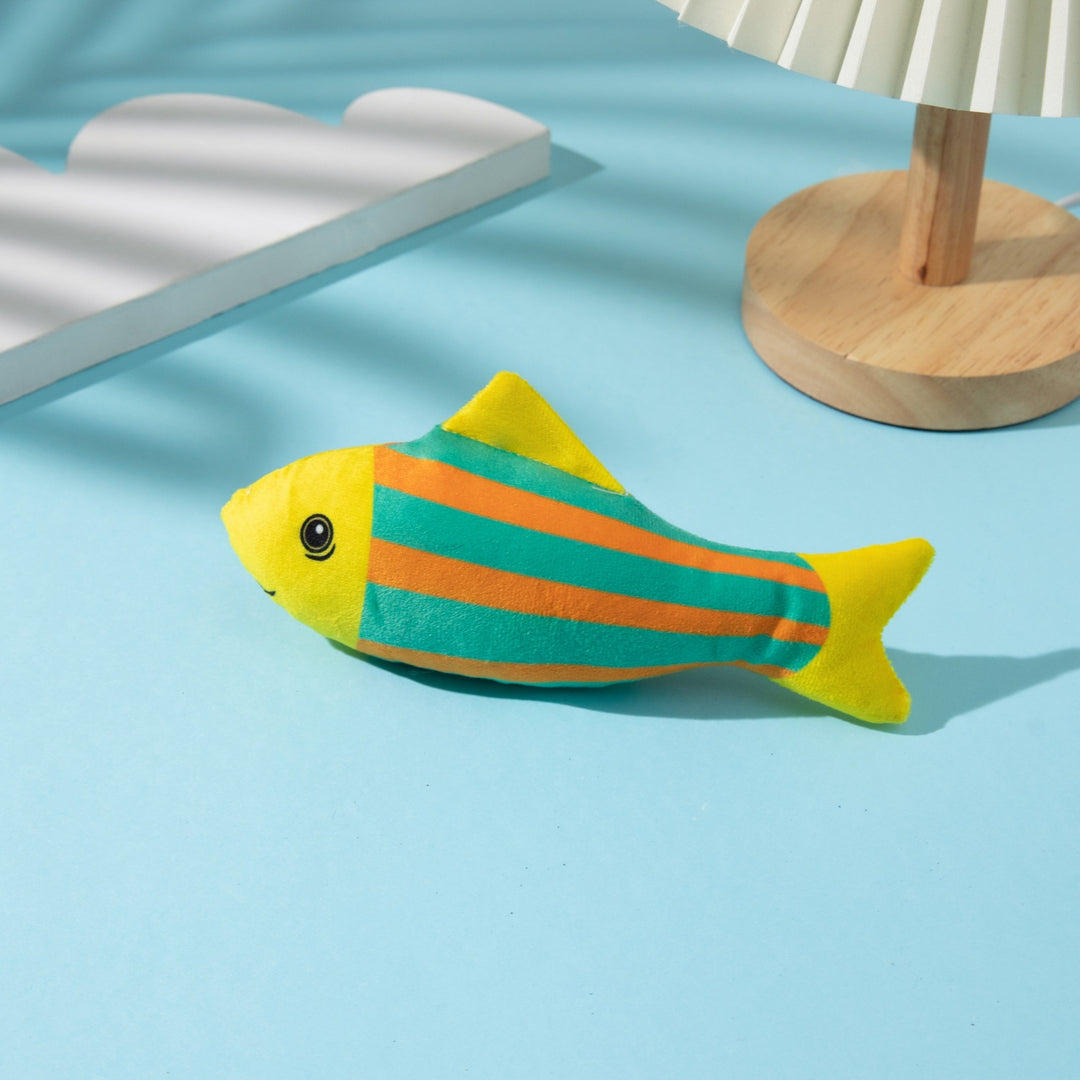 Catnip-Infused Fish Toy